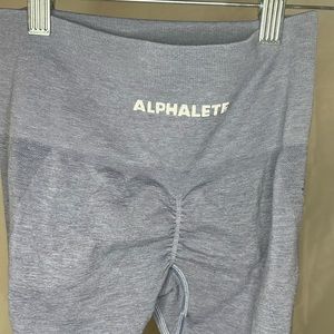 Alphalete Amplify leggings- small, French blue
